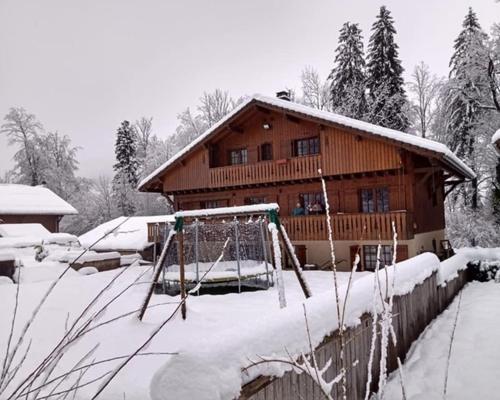 Chalet Esprit Morillon Exterior foto