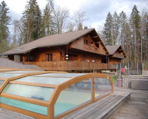 Chalet Esprit Morillon Exterior foto